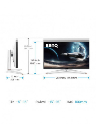 Monitor BenQ Mobiuz EX321UX 31,5" 4K...