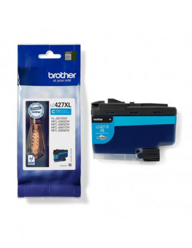 Tinteiro Brother LC427XLC Azul, Alta...