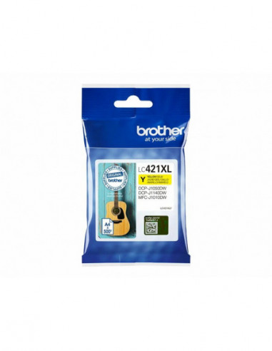 Tinteiro Brother LC421XLY Amarelo... Tinteiro Brother LC421XLY Amarelo...