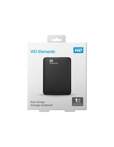 WD Elements Portable WDBUZG0010BBK -...