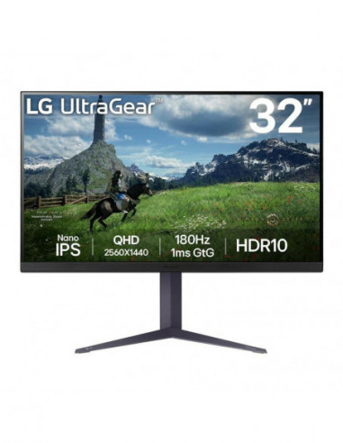 Monitor LCD LG 32GS85Q-B 32" QHD 180Hz