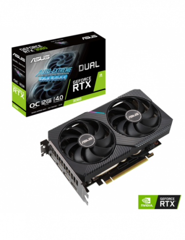 Placa Gráfica Asus Dual RTX 3060 12GB...
