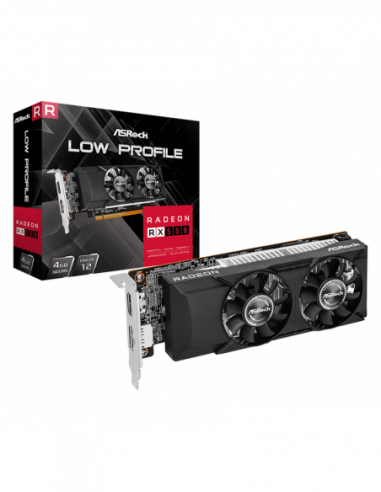 Placa Gráfica AsRock RX550 4G LP/FH -...