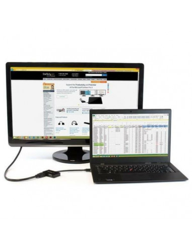 Adaptador StarTech MDP2HDVGA - Mini...