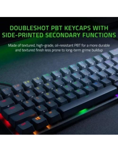 Teclado Razer Huntsman Mini Purple... Teclado Razer Huntsman Mini Purple...