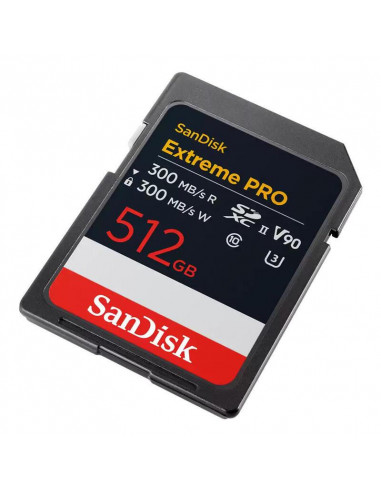 Extreme PRO 512GB V90 SDXC UHS-II 300MBs Extreme PRO 512GB V90 SDXC UHS-II 300MBs