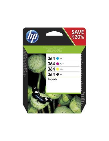 Tinteiro HP 364 - Pack 4 Cores (Alta...