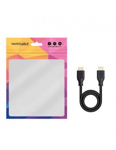 Cabo HDMI Nanocable 2.0, 4K@60Hz, 3m Cabo HDMI Nanocable 2.0, 4K@60Hz, 3m
