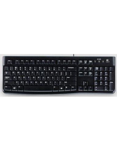 Teclado Logitech K120: USB, QWERTY,...