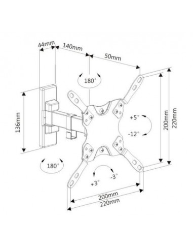 Ewent EW1521 106,7 cm (42") Preto