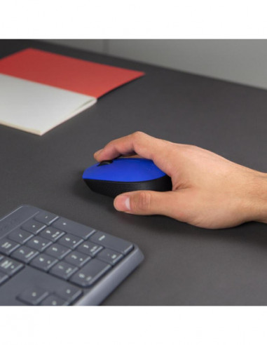 Logitech Raton M171 Inalambrico Azul...