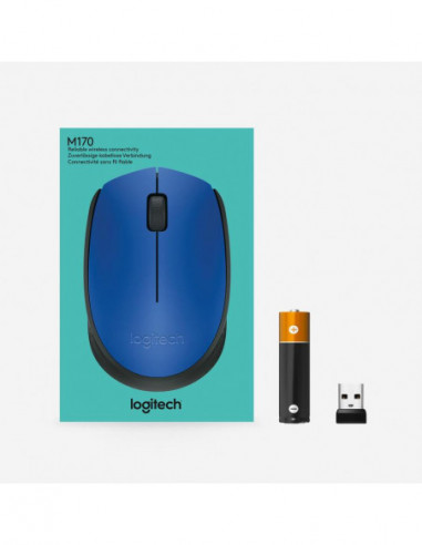 Logitech Raton M171 Inalambrico Azul...