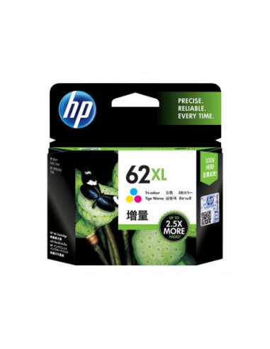 Tinteiro HP 62XL Tricolor