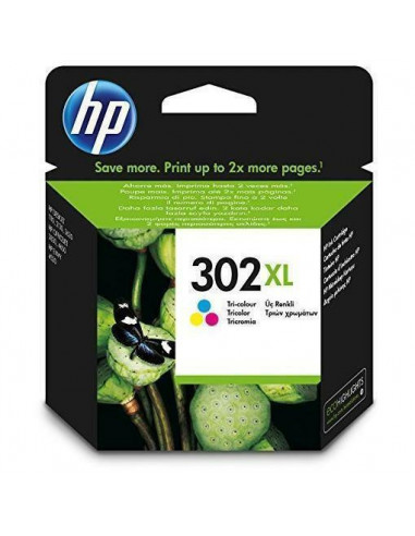 Tinteiro HP 302XL Tricolor Alta...