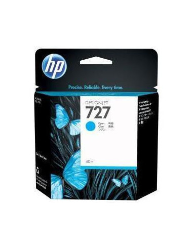 Cartucho de Tinta HP 727 Cian - F9J76A