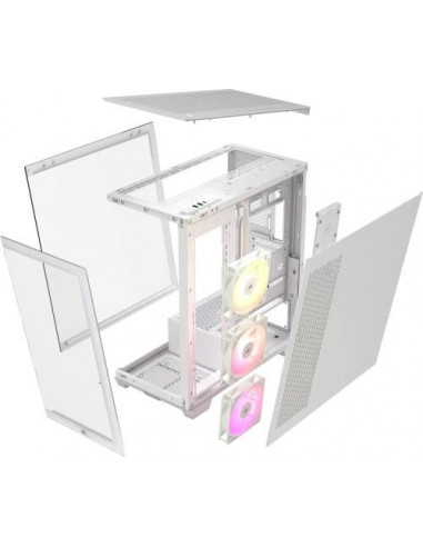 Caixa Corsair 3500X ARGB Midi Tower:...