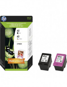 Pack de Tinteiros HP 62 -...