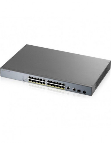 Switch de Rede Zyxel GS1350-26HP, 24...