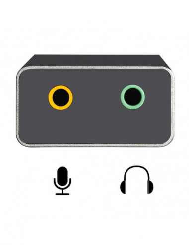 Placa de Som Ewent EC1645 - USB Tipo...