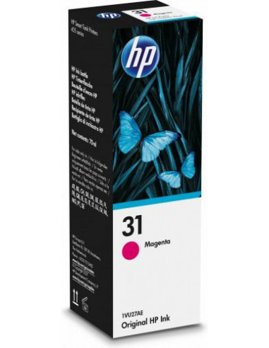Botella de Tinta Original Hp 31 Magenta