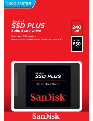 Sandisk Ssd Plus 240gb Sata Iiiint...