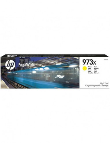 Tinteiro HP 973X F6T83AE: Amarelo,...
