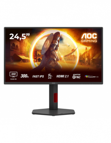 Monitor AOC Q25G4SR 24.5" QHD 300Hz...