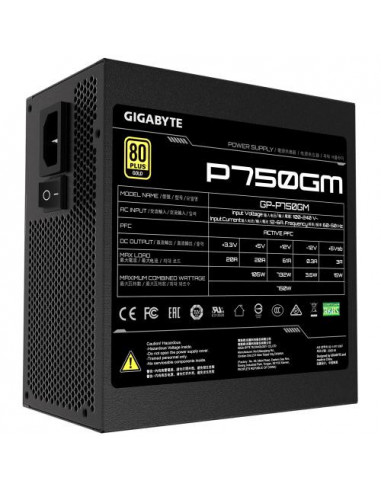 Fonte de Alimentação Gigabyte P750GM...