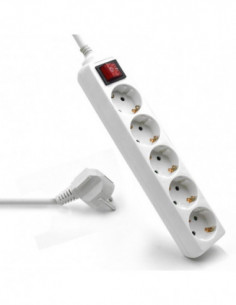 Regleta Ewent com 5 Tomas...