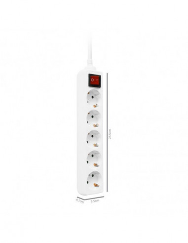 Ewent EW3916 base múltiple 1,5 m 5...