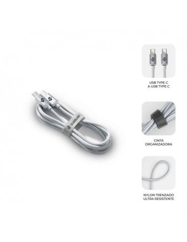 Cabo Subblim Optimus USB-C para USB-C...