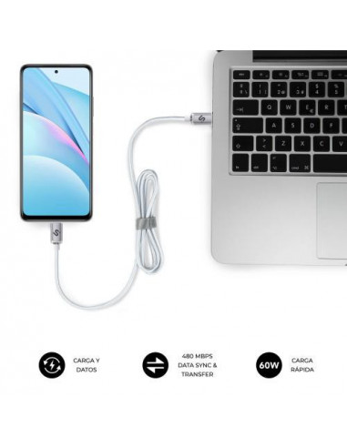 Cabo Subblim Optimus USB-C para USB-C...