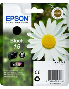 Tinteiro EPSON 18 Preto +...