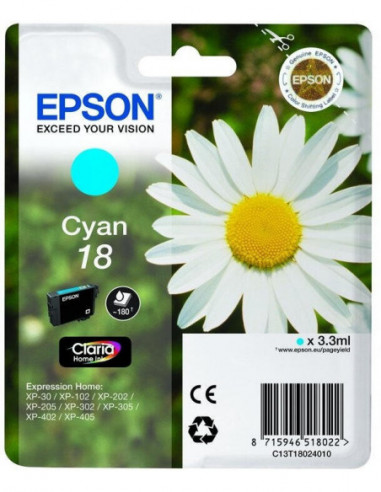 Epson Tinteiro Cyan Expression Home...