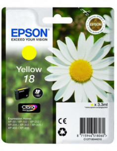Epson 18 - 3.3 ml - amarelo...