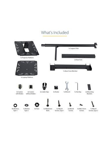 Startech Carrito de Proyector o PC... Startech Carrito de Proyector o PC...