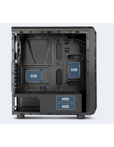 Caixa NOX Infinity ATOM RGB ATX,...