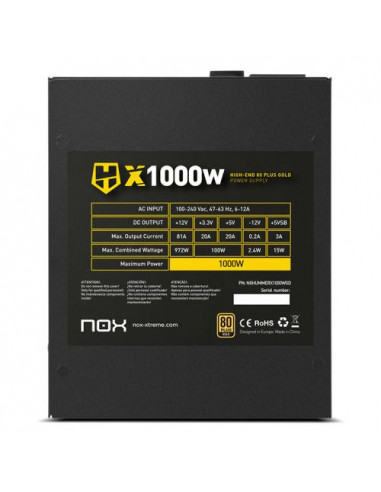 Fonte de Alimentação Nox Hummer X...