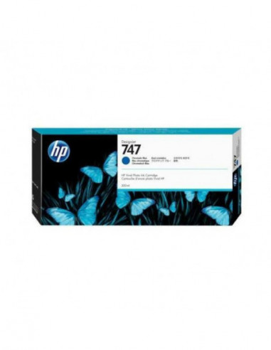 Tinteiro HP 747 Azul - Jato de Tinta...