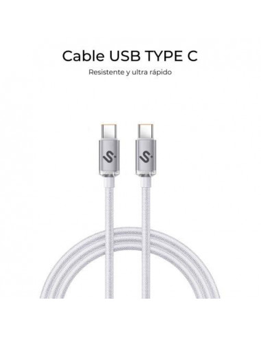 Cabo SUBBLIM Optimus USB-C para USB-C...