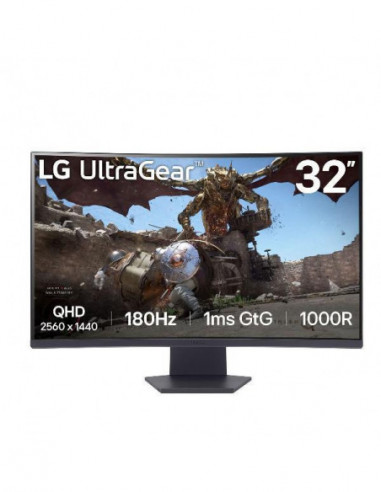 Monitor LG UltraGear 32GS60QC-B 32"...