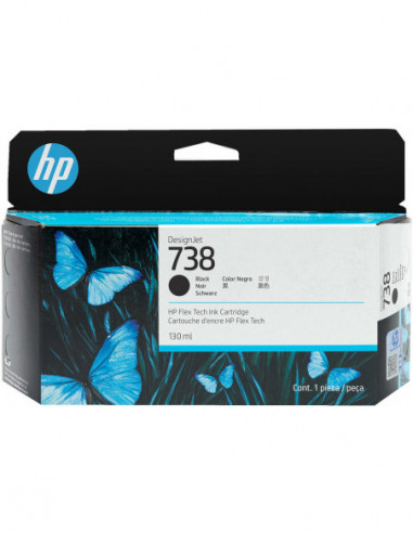 HP 738 130-ml Black DesignJet Ink...