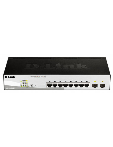 Switch de Rede D-Link DGS-1210-08P/E:...