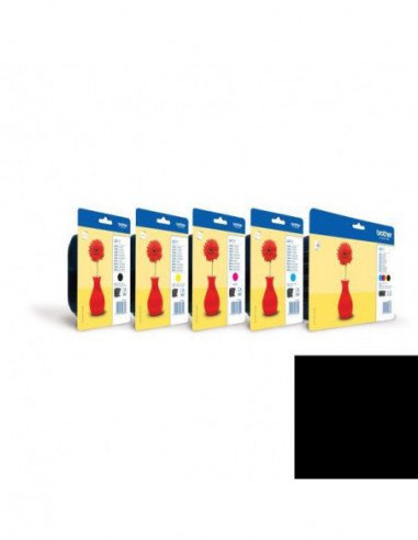 Tinteiro Brother LC121VALBP: Preto,...