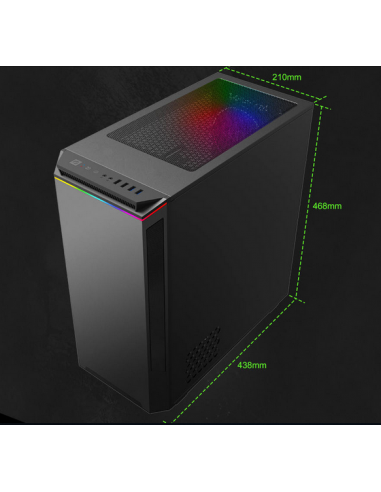 Caixa Gamemax Paladin T801 Black -...