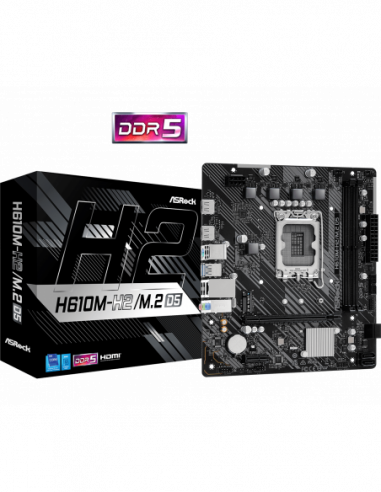 Motherboard AsRock H610M-HDV/M.2+ D5...