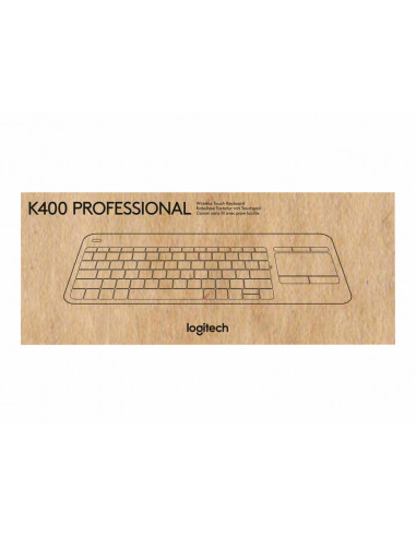 Teclado Inglés Logitech K400 Plus Tv...