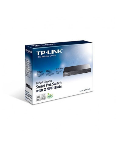 TP-LINK 8-PORT Gbit DT POE Smart... TP-LINK 8-PORT Gbit DT POE Smart...