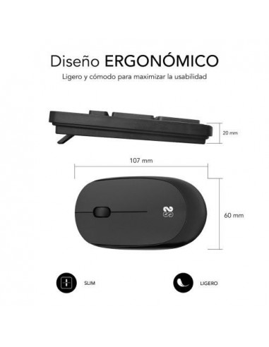 Teclado Y Ratón Inalámbrico Subblim...