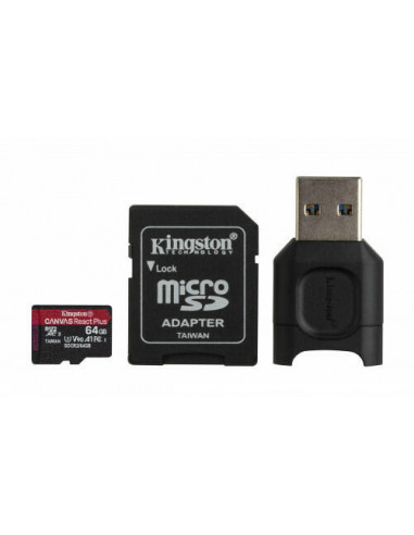 Kingston 64GB microSDXC React Plus... Kingston 64GB microSDXC React Plus...
